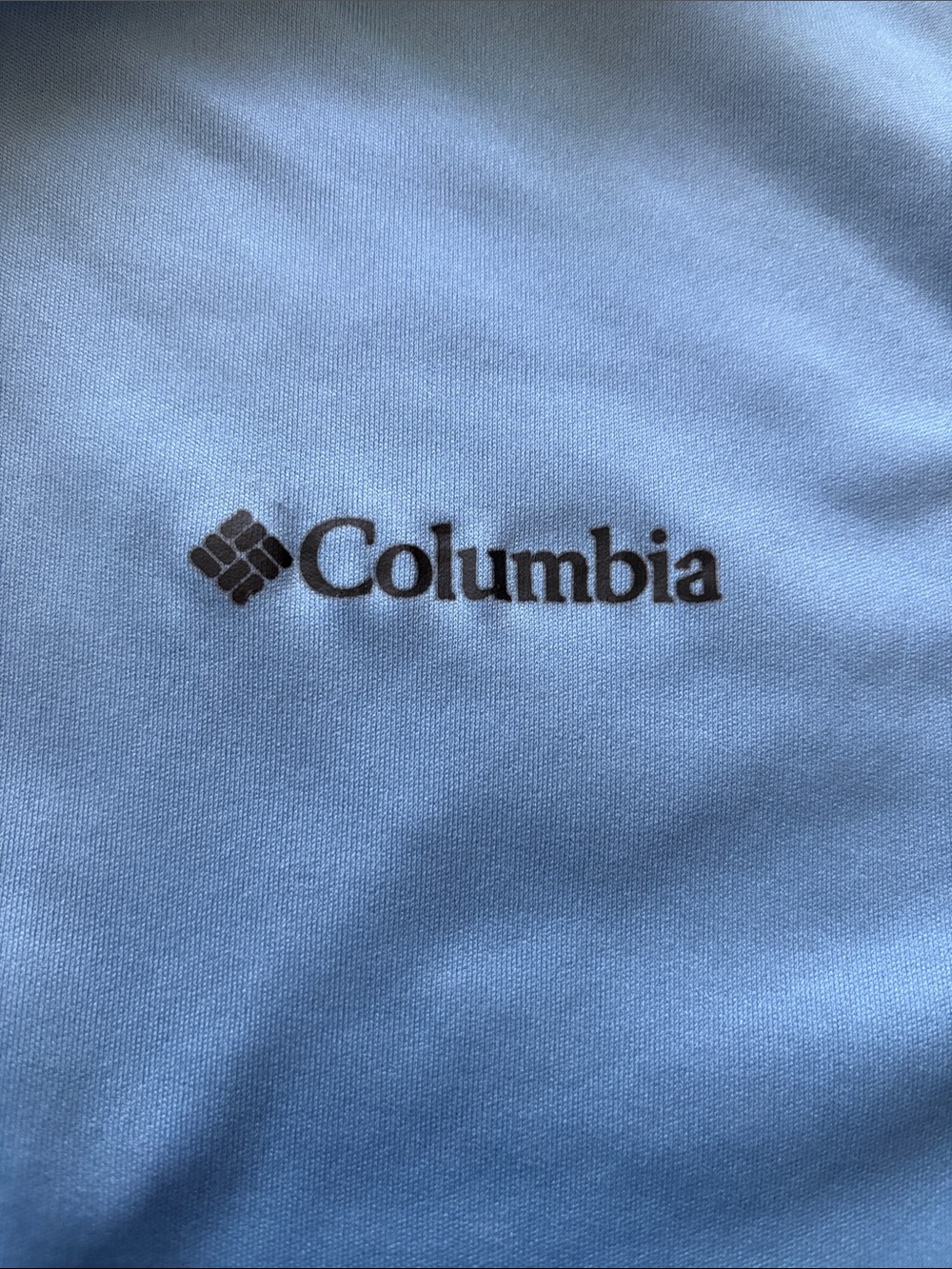 Columbia Men’s Sky Blue Hooded Long-Sleeve Performance Shirt Size L - Picture 3 of 11